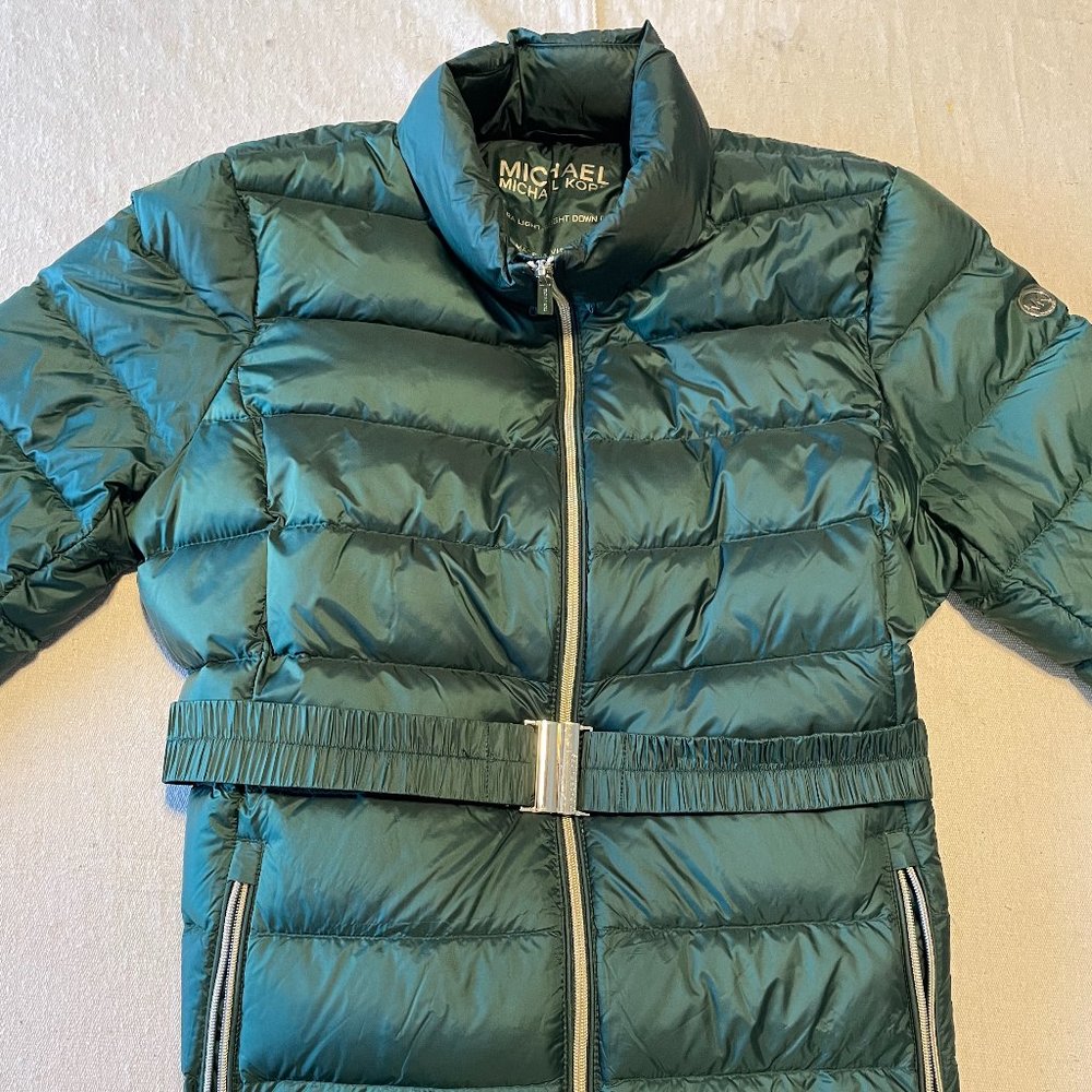 Ladies Michael Kors Coat Emerald Green